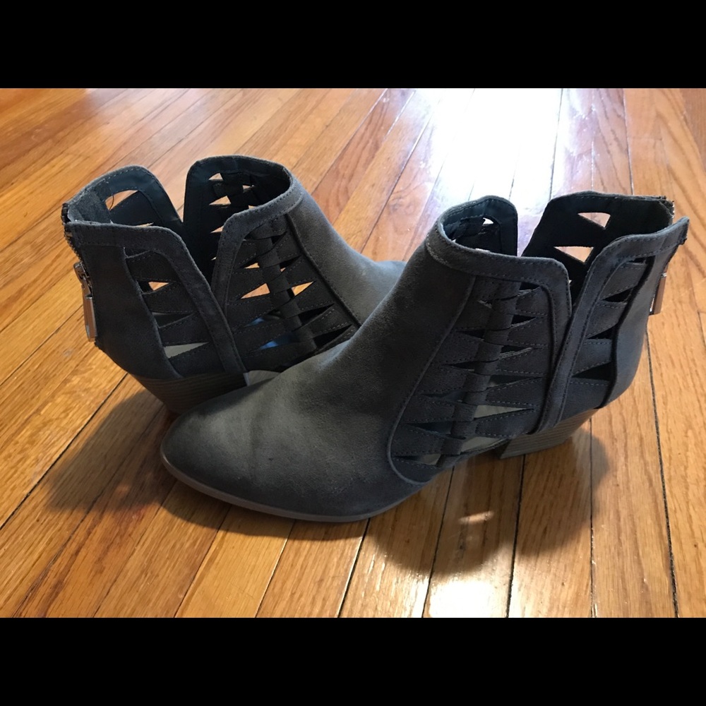 Gray Booties